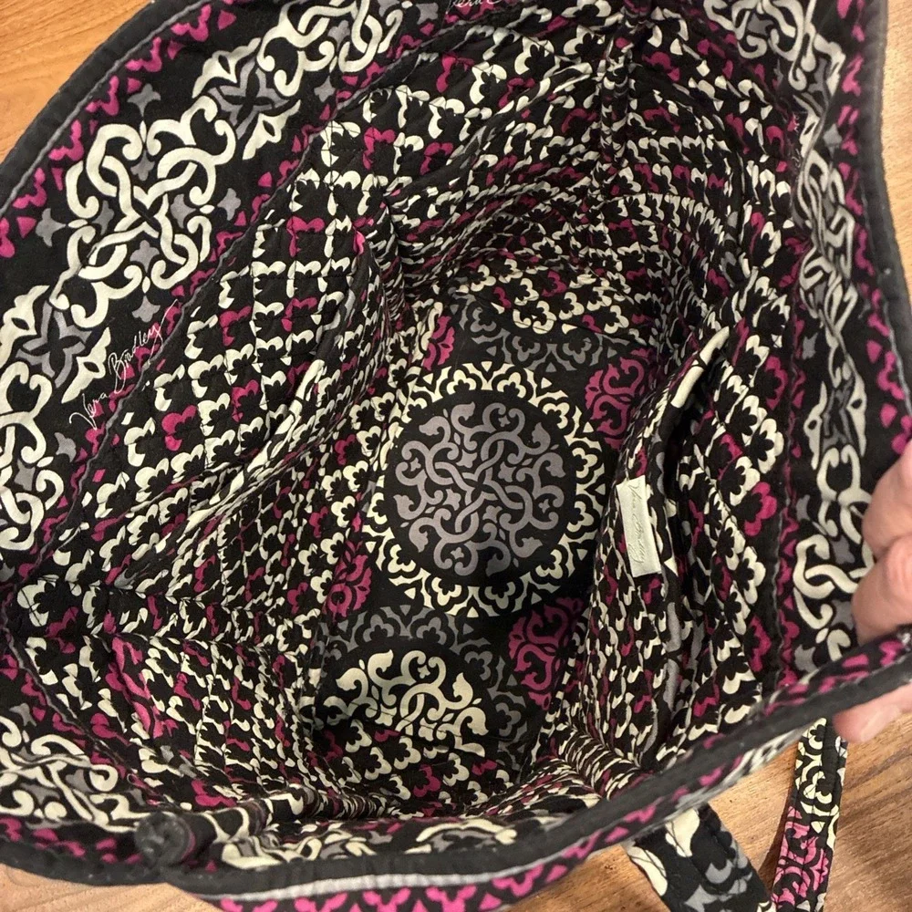 Vera Bradley 2013 Magenta Canterberry Tote,  Large Quilted Cotton Purse